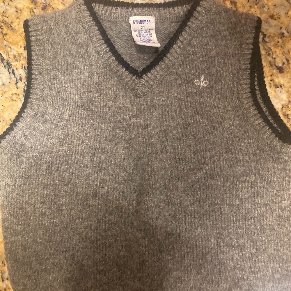 Boy’s Gray Sweater vest